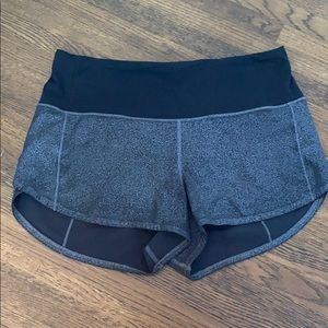 Metallic Patterned Lululemon shorts